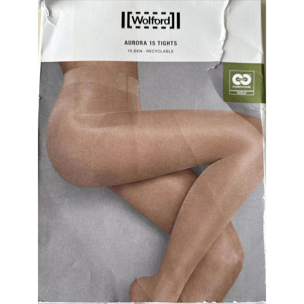Wolford Aurora 16013 Size XS Control Top Tights Gobi